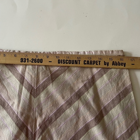 Gap A-line  striped lined skirt - Picture 9 of 10